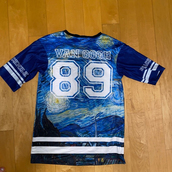BLACKMILK CLOTHING touchdown jersey XS Van Gogh - Picture 3 of 3